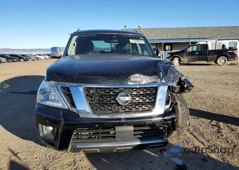 2019 Nissan Armada Sv z USA, uszkodzony, nr VIN JN8AY2ND2K9087570